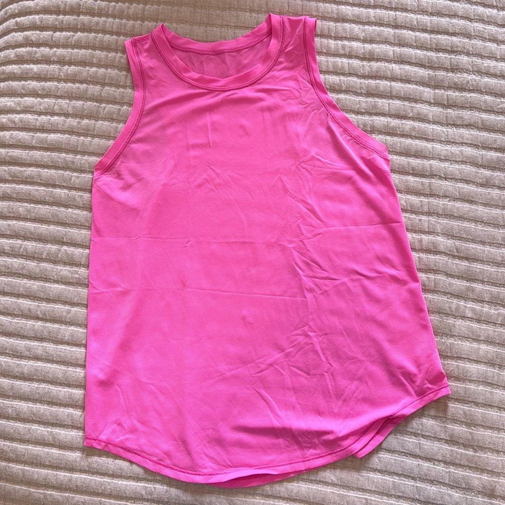 lululemon bright Pink Running top - size 4